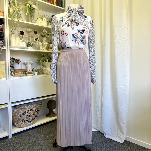 & Other Stories Dresses & Skirts - & Other Stories Crinkled Ivory Maxi Skirt